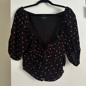 Majorelle revolve corset top